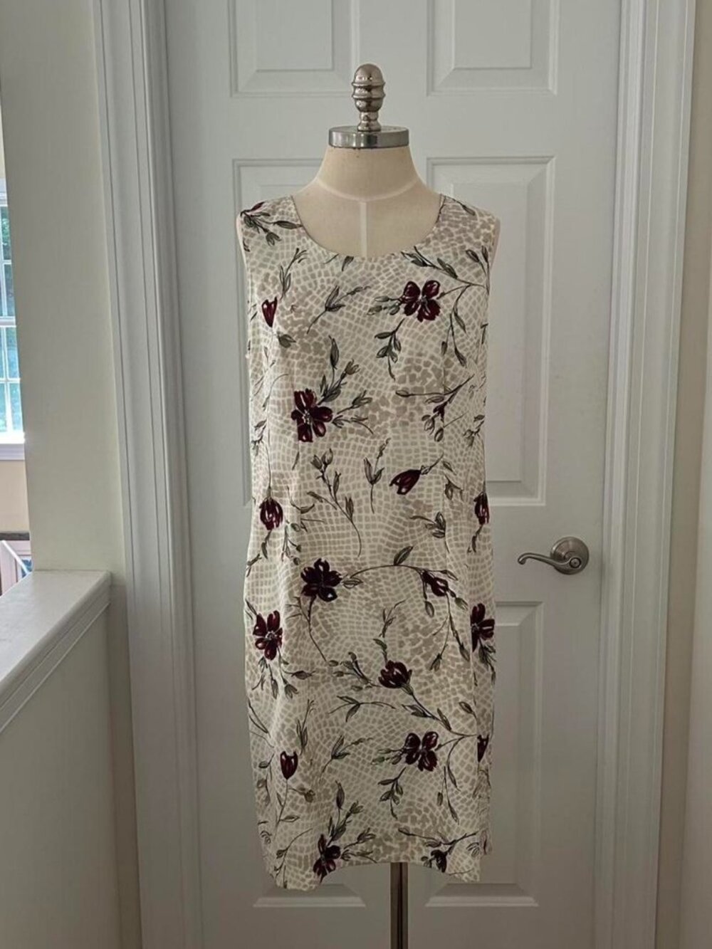 Kathie Lee Collections floral midi dress Size 10